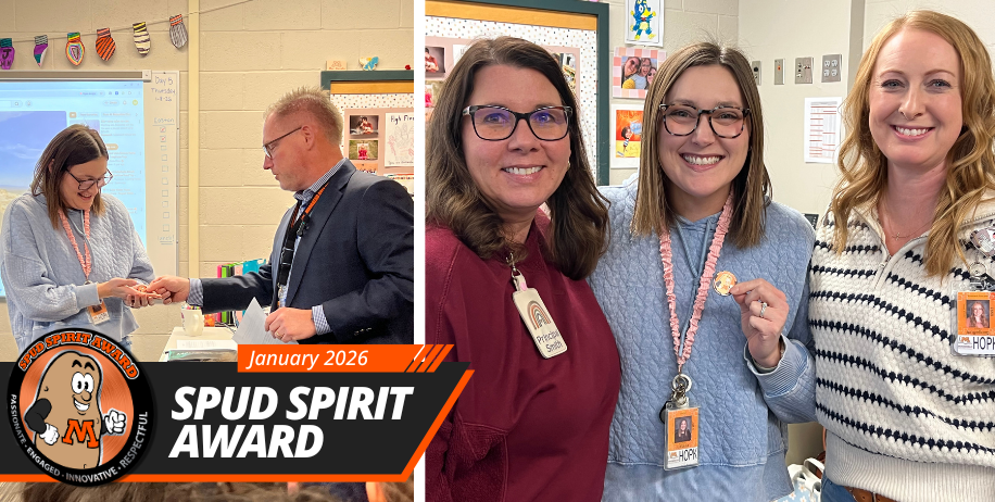 January 2026 Spud Spirit Award - Morgan Lassila accepts her award