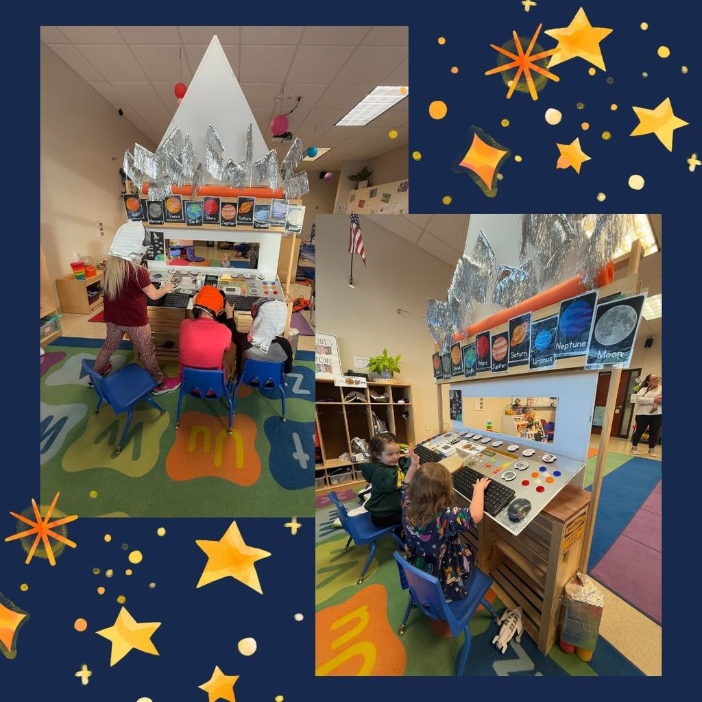 Rachel's ECFE class also learned about space and astronauts.