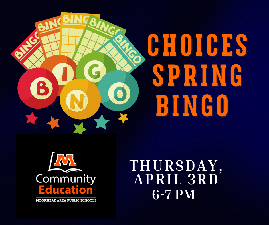 Choices Spring Bingo