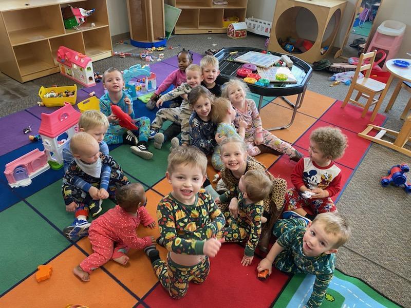 Early Childhood Family Education students enjoy pajama day and the Vista Center for Education.