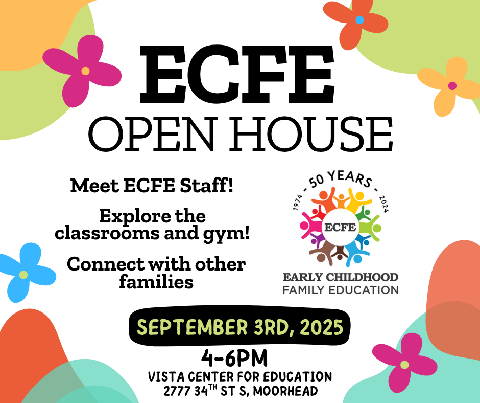 ECFE Open house. September 3rd 