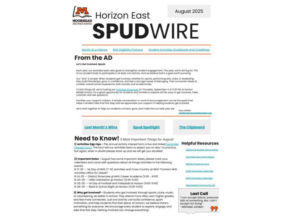 2025 August SPUDWIRE
