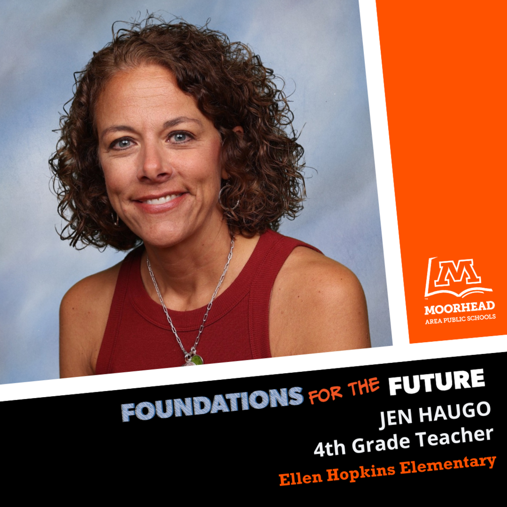Moorhead Area Public Schools Foundations For the Future. Jen Haugo. Fourth grade teacher at Ellen Hopkins Elementary