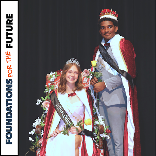 Homecoming King and Queen Genesis Kamara and Harper Wilson