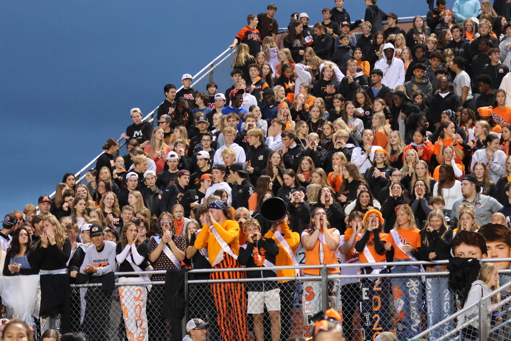 Student section at MHS Homecoming