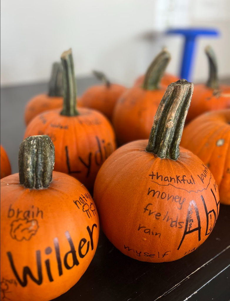 Student Pumpkins Picture