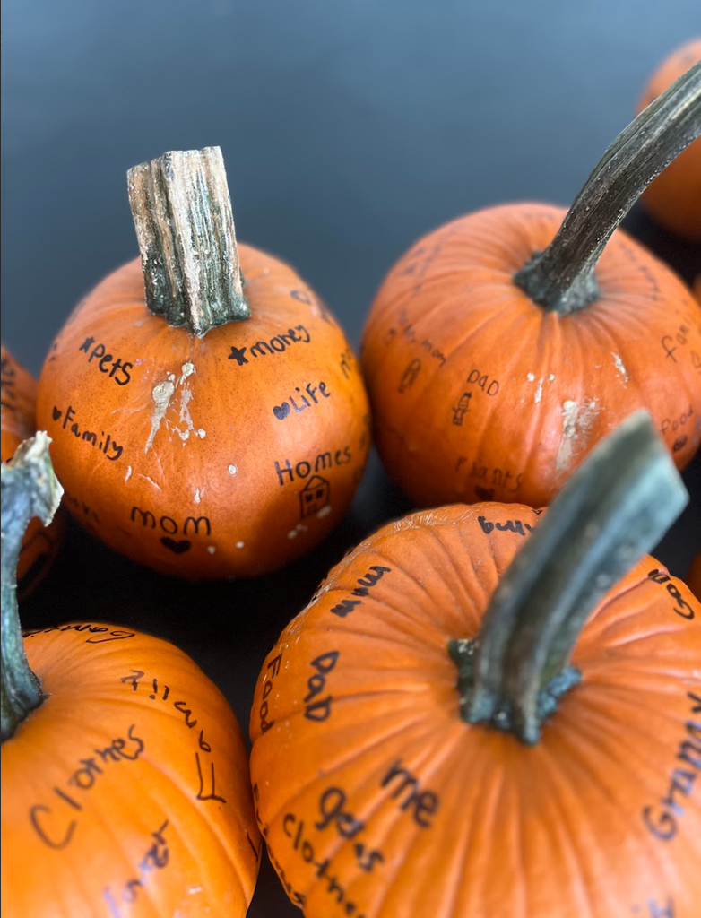 Student Pumpkins Picture