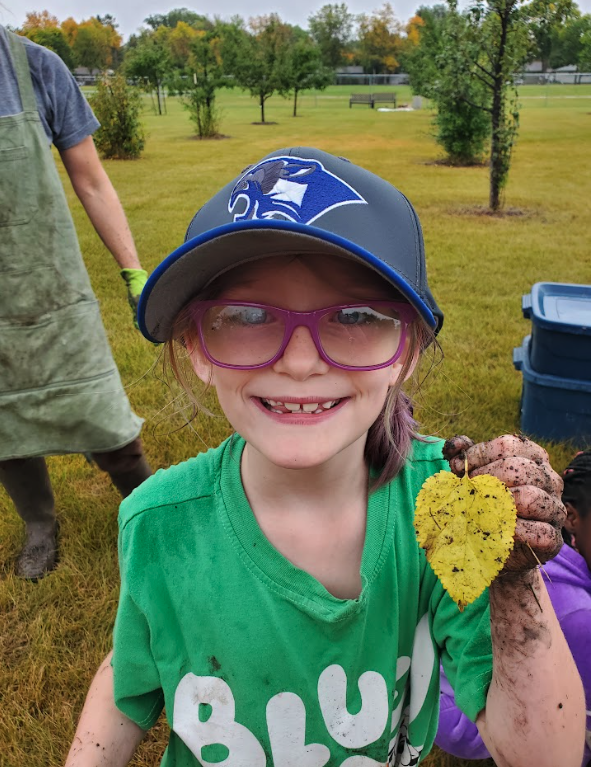 Planting Trees with Third Grade
