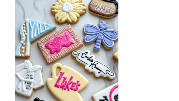 Gilmore Girls decorated cookies