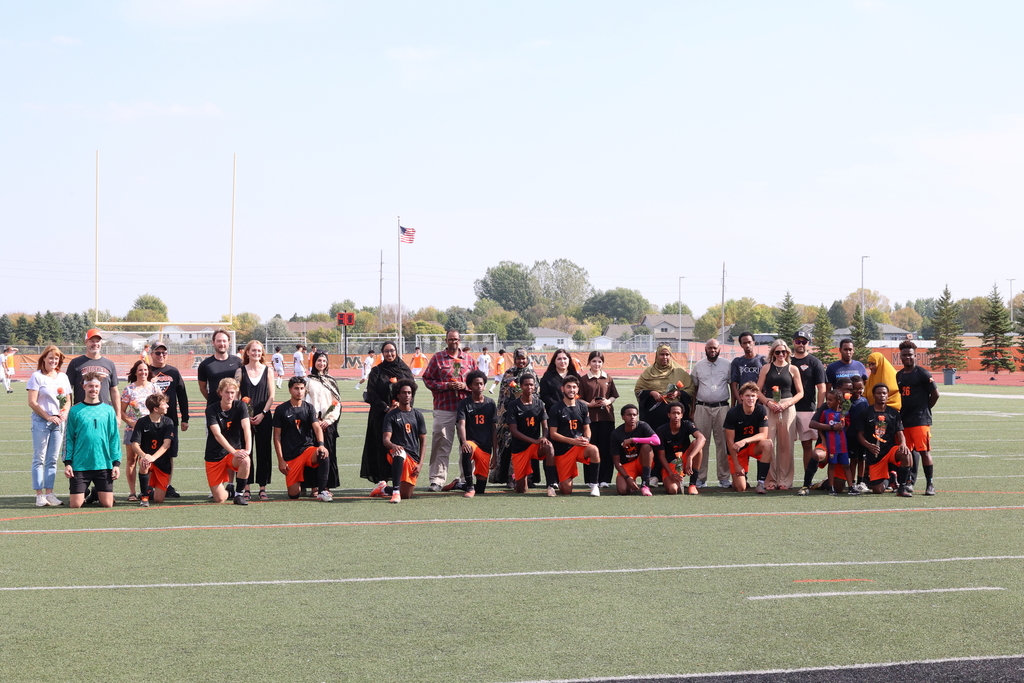 Senior Moorhead High School Boys Soccer Team Seniors and Families