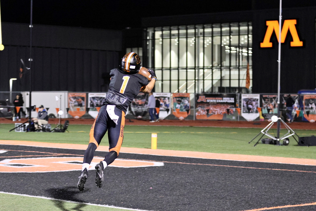 #1 on Moorhead scoring a touchodown