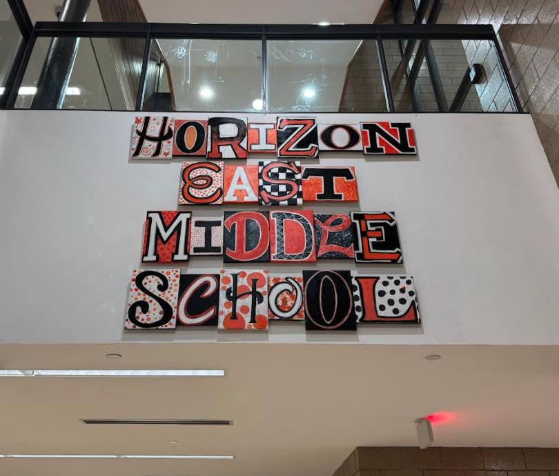 Horizon Middle School East art