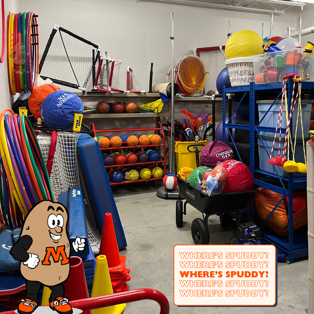 Wheres Spuddy - Equipment closet