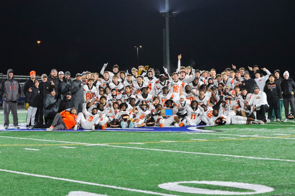 Moorhead football team poses for a picture