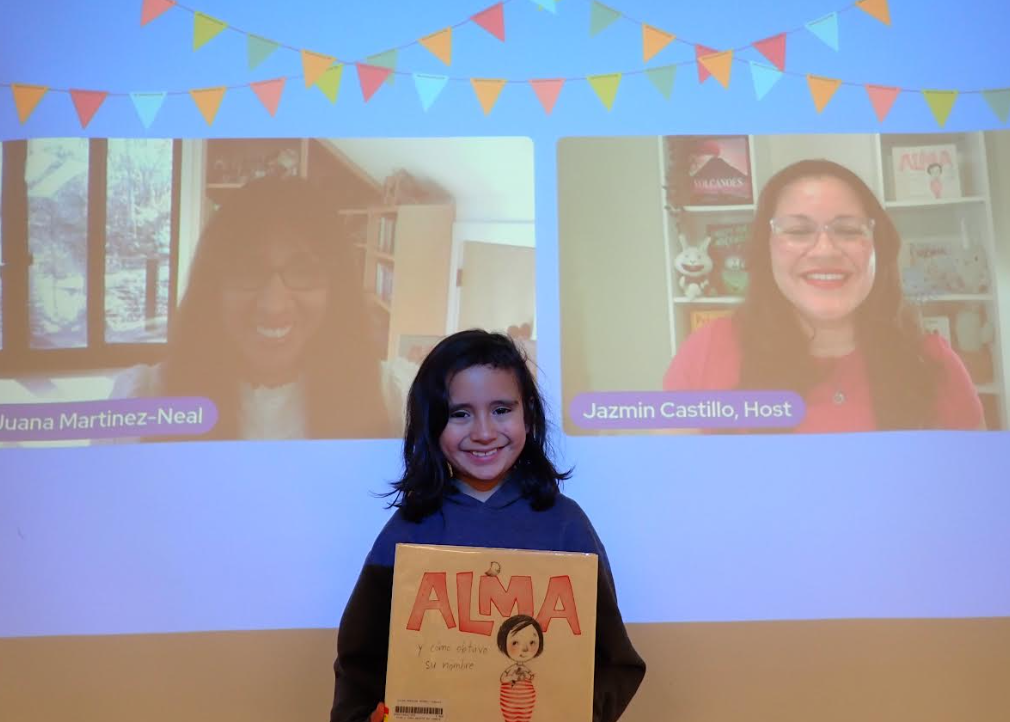 Book Breaks are virtual author visits that are available to all schools.