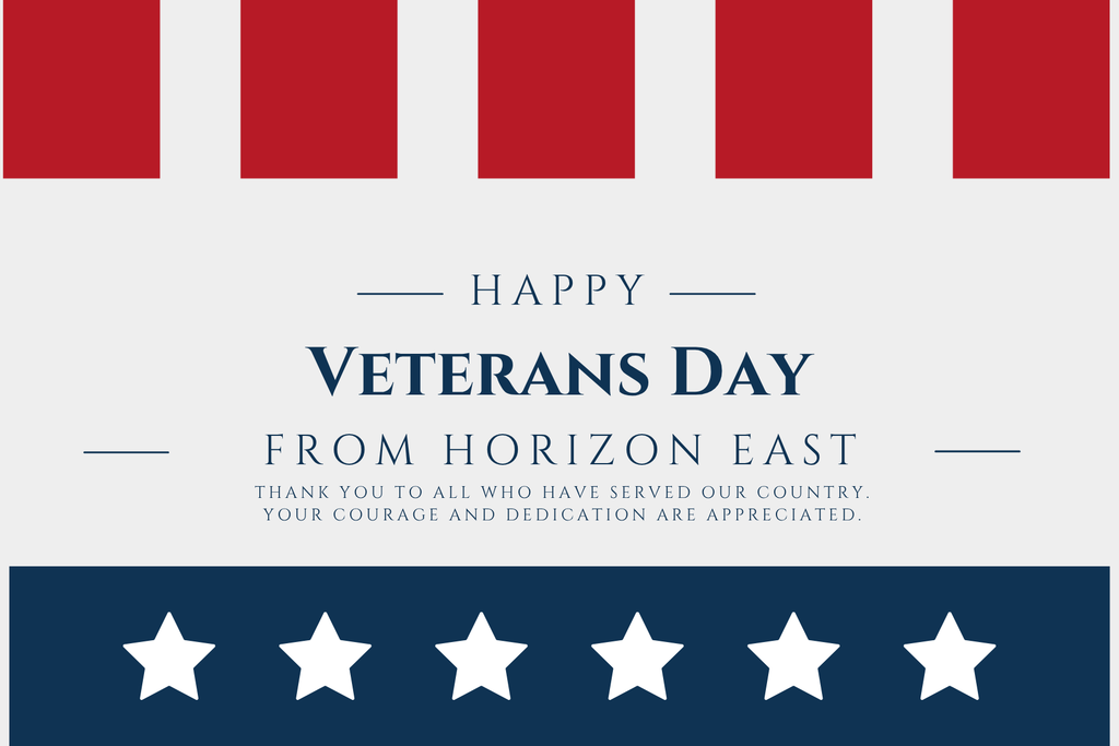Happy Veteran's Day from Horizon East!