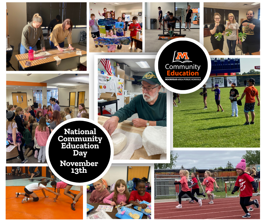 National Community Education Day. November 13th.