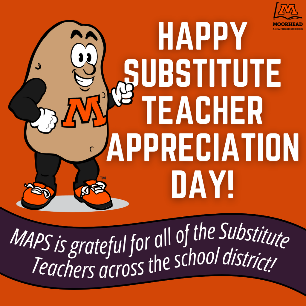 Happy Substitute teachers appreciation day1 MAPS is grateful for all of the substitute teachers across the school district