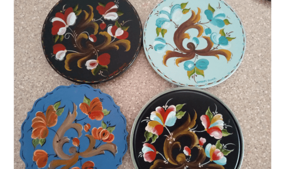 Rosemaling plates