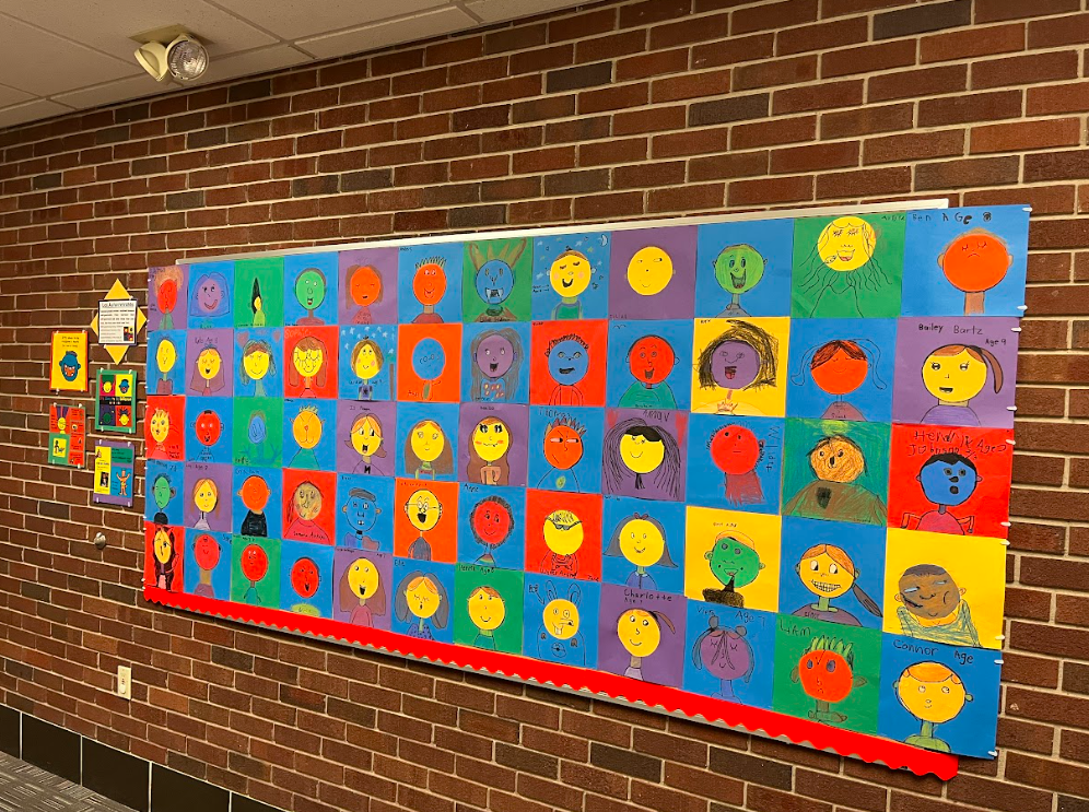 Second Graders self portraits