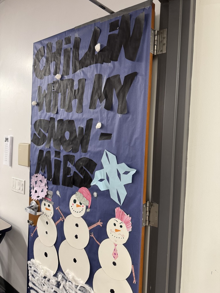 Christmas Door Decorating Horizon Middle School East