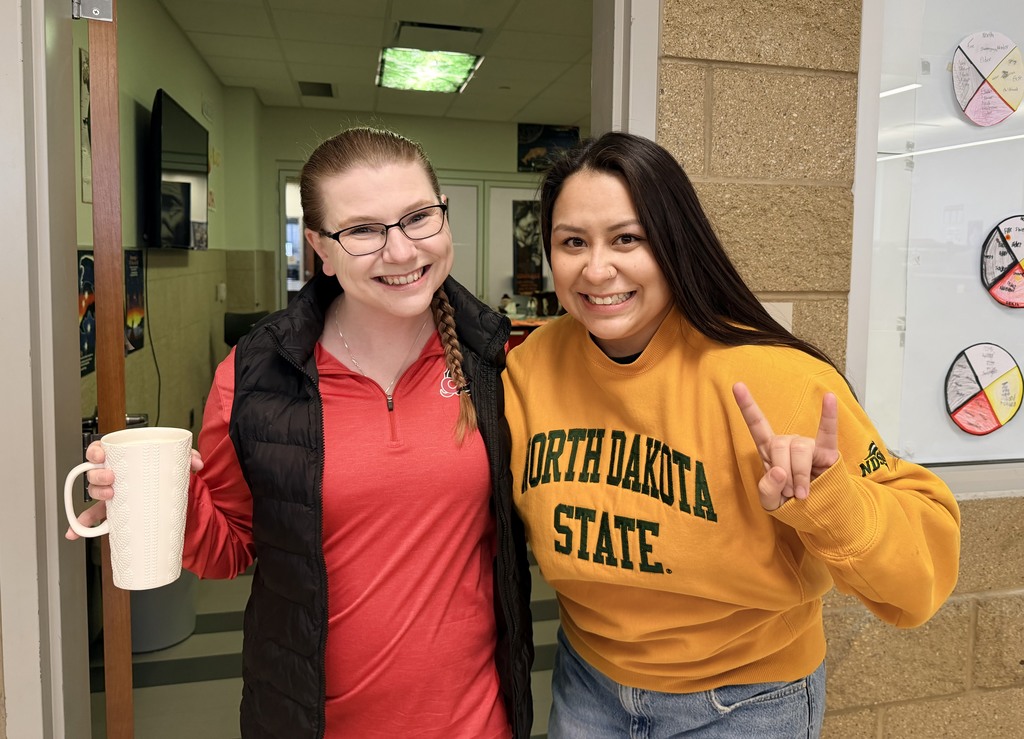 Staff in college gear