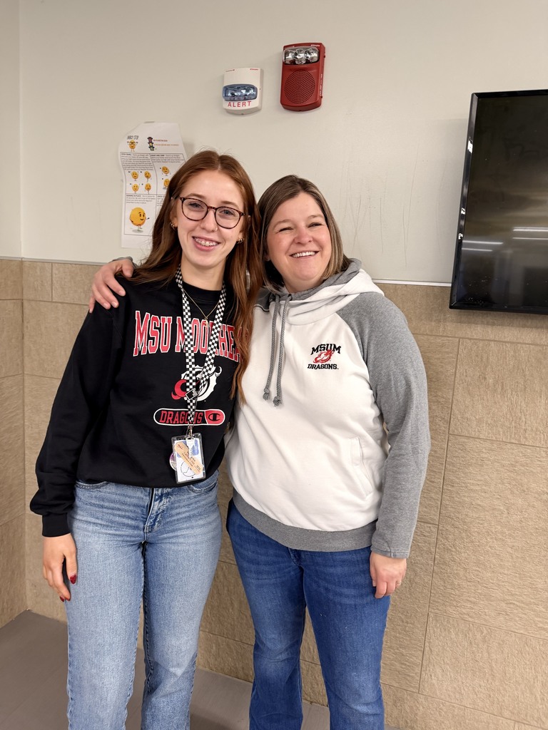 Staff in college gear