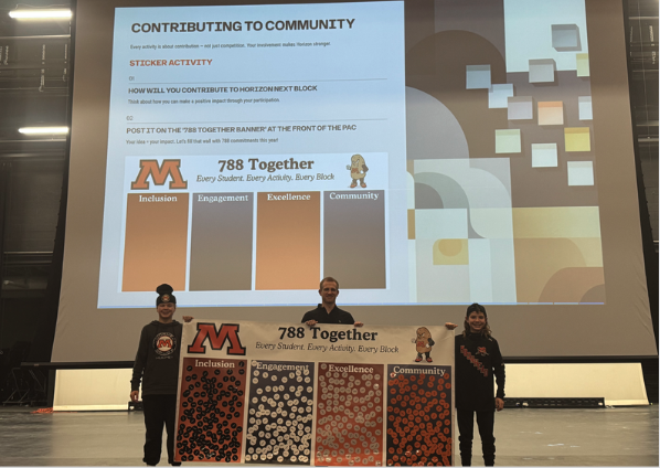 Celebrationing for East Students who participate in extra and co-curricular activities. 