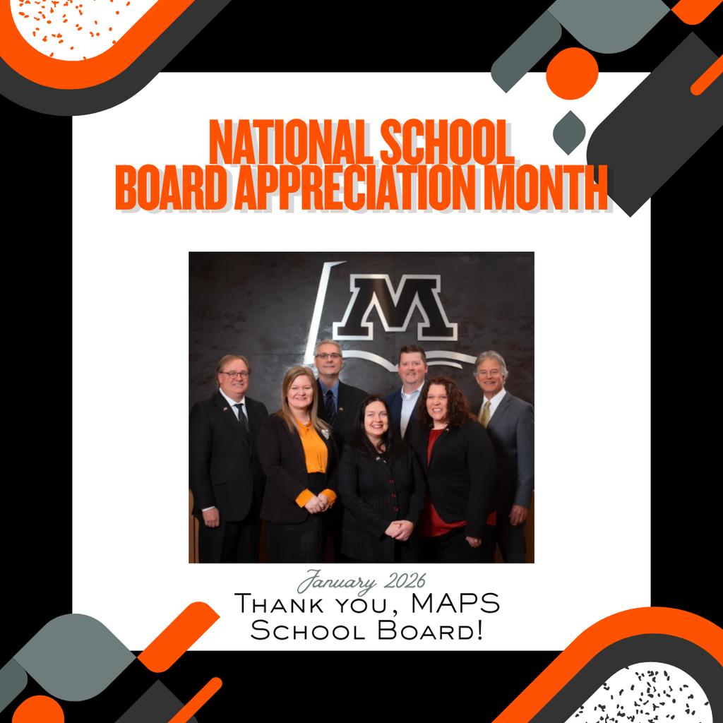 School Board Appreciation Month, with a photo of the Moorhead School Board