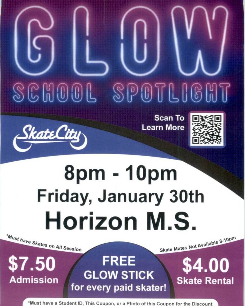 Information about our upcoming skate city night on january 30th