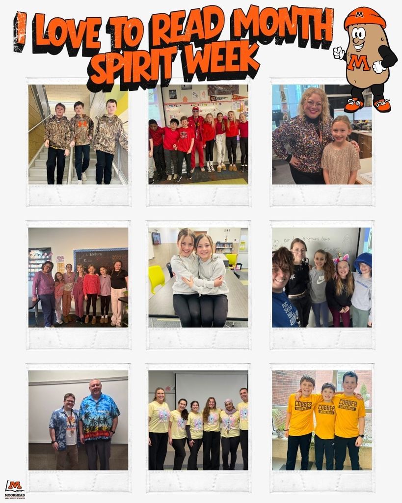 I love to read month spirit week was this past week!