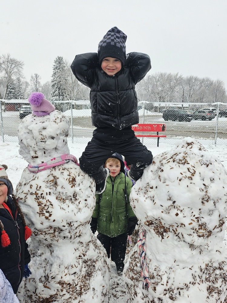 building snowmen