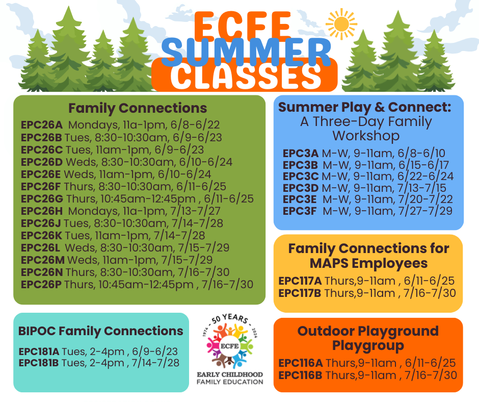 ECFE Summer classes