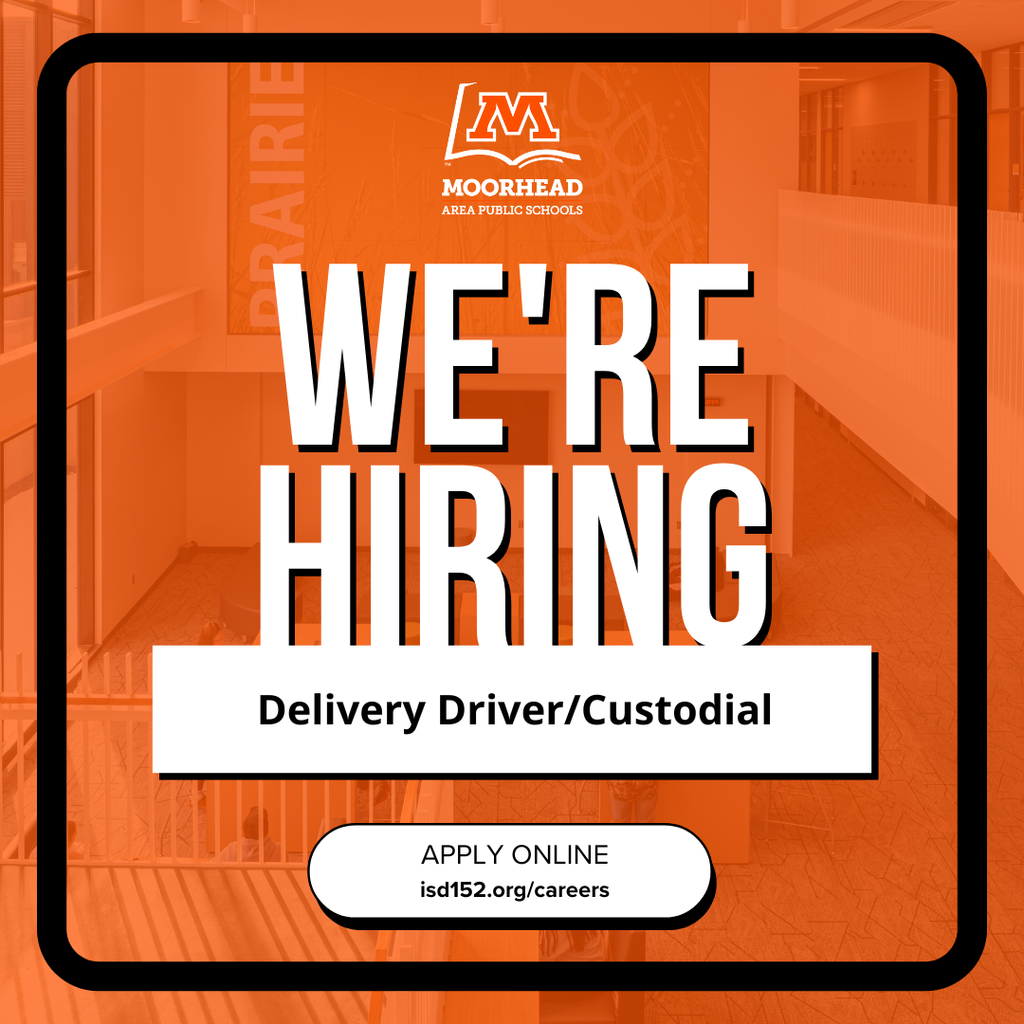 We're Hiring Delivery Driver/Custodial Apply online isd152.org/careers
