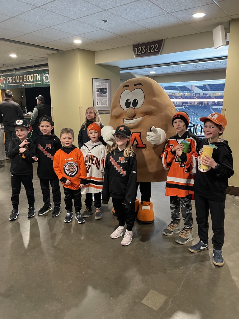 Spuddy at the AA Hockey tourney