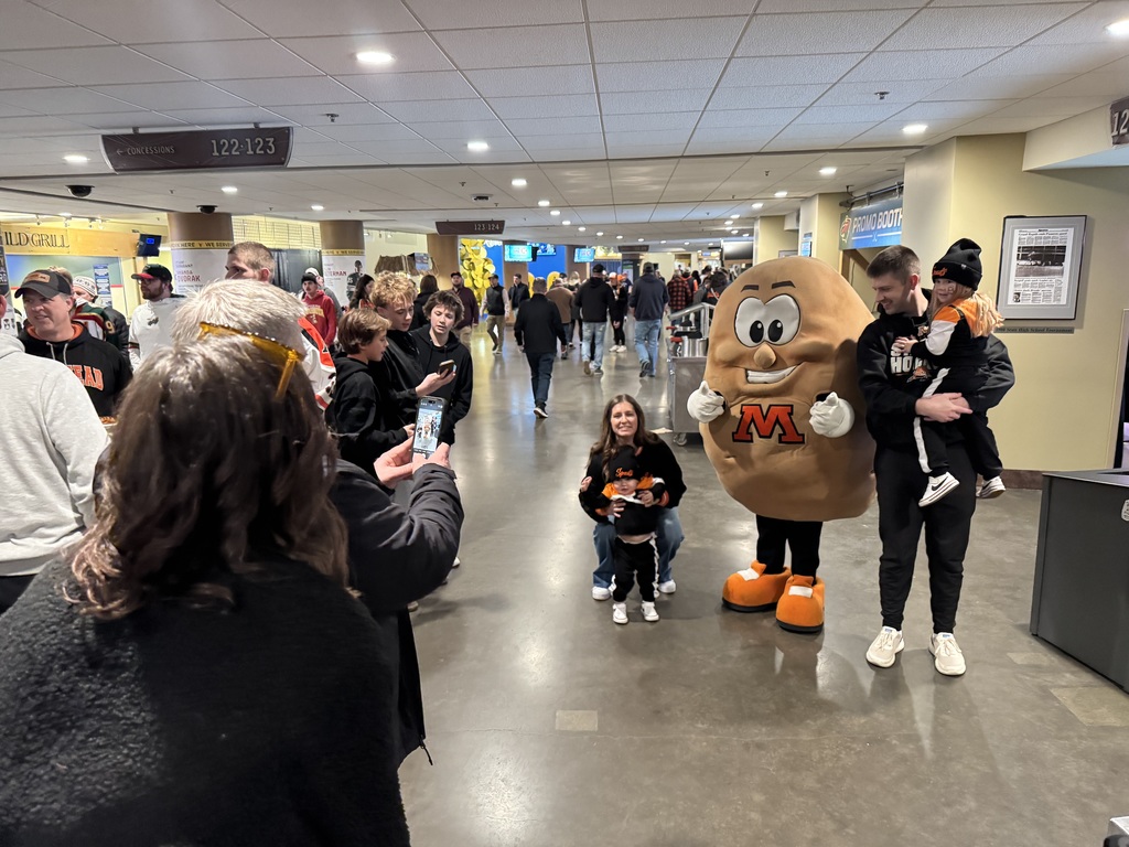 Spuddy at the AA Hockey tourney