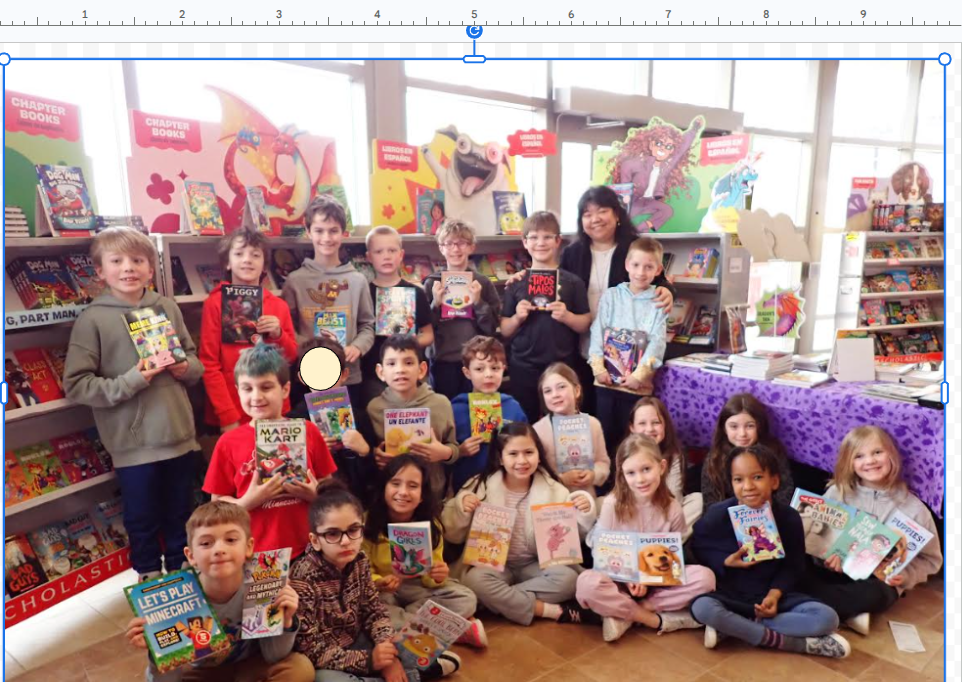 All kids got a book from the book fair from our PTAC for Read-a-Palooza! Thanks PTAC!