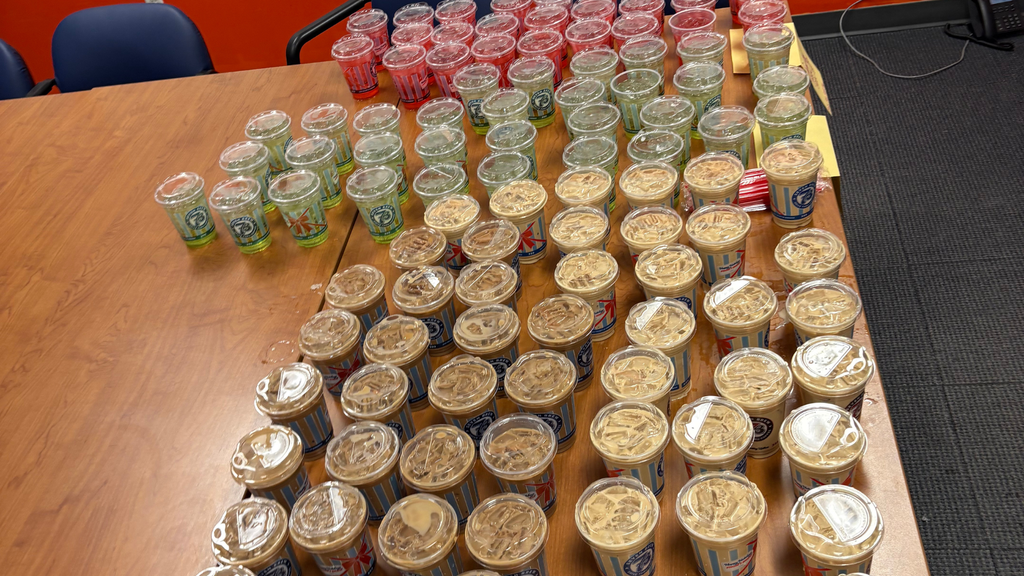 Part of 7 Brew's delivery