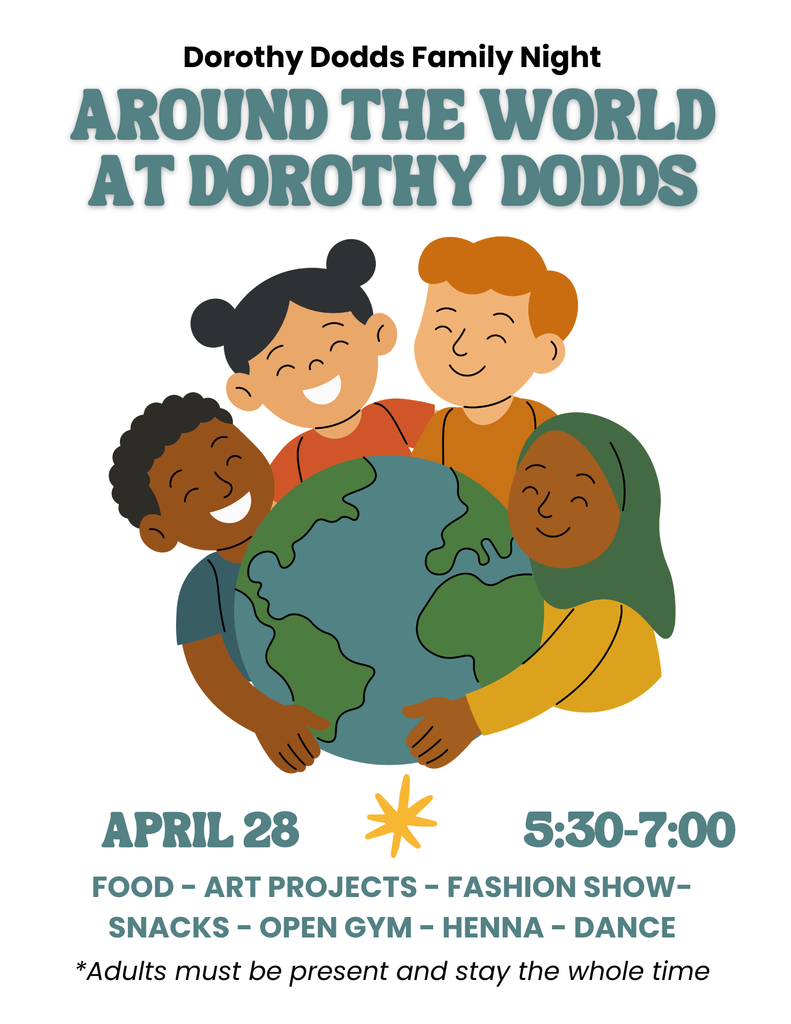 Flyer for around the world event 4/28/26