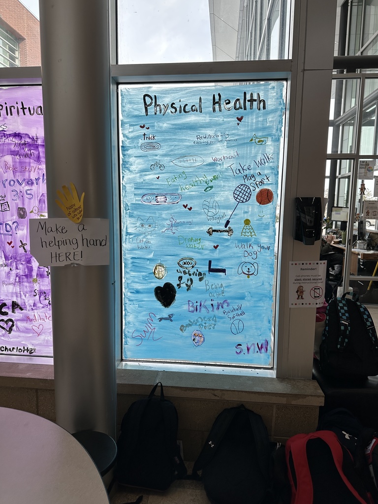 Sources of strength window painting. Physical Health