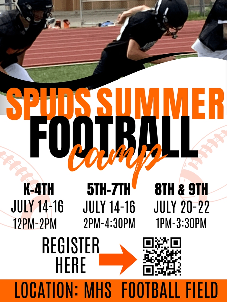 Spuds Summer Football camp