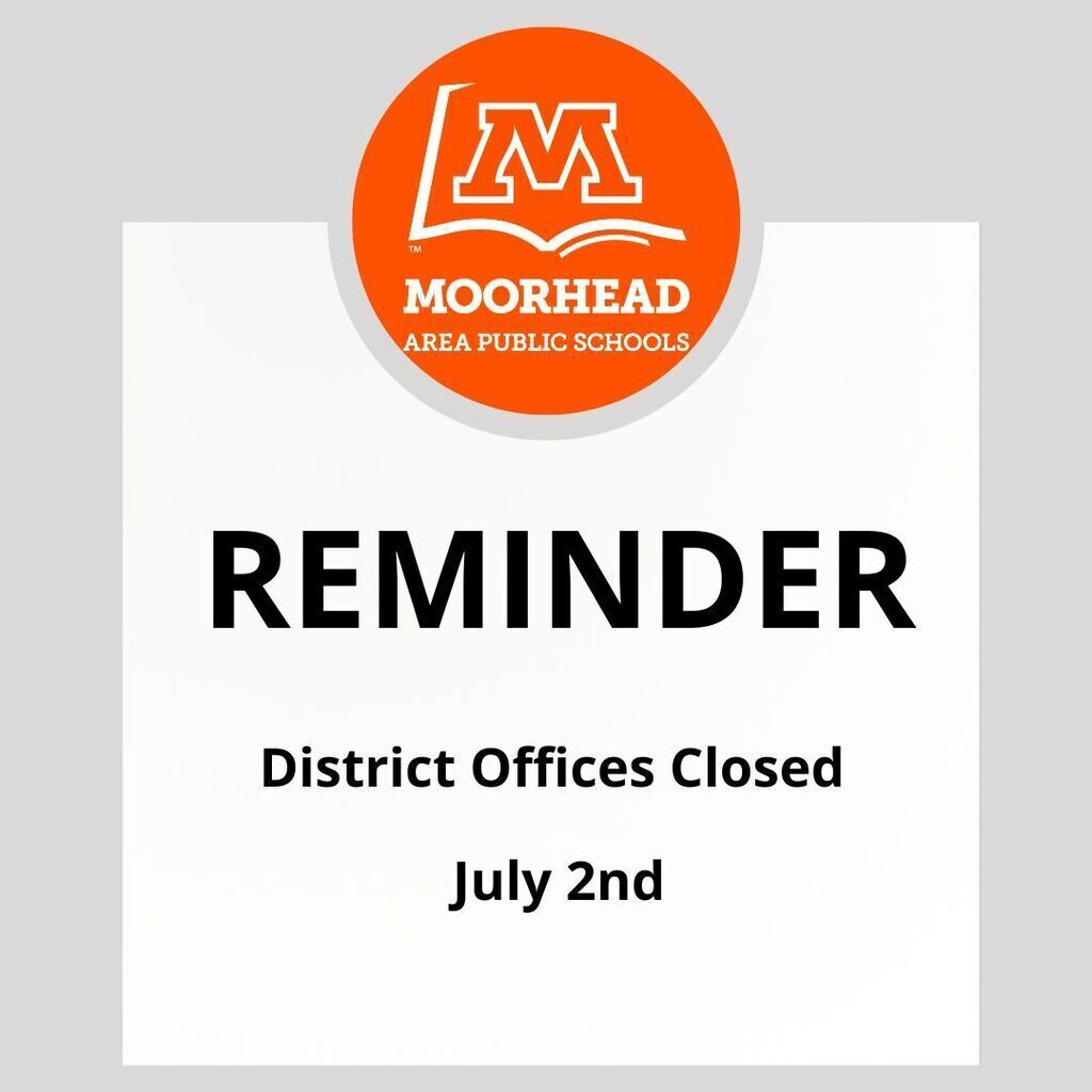 Reminder! Offices Close on July 2nd.