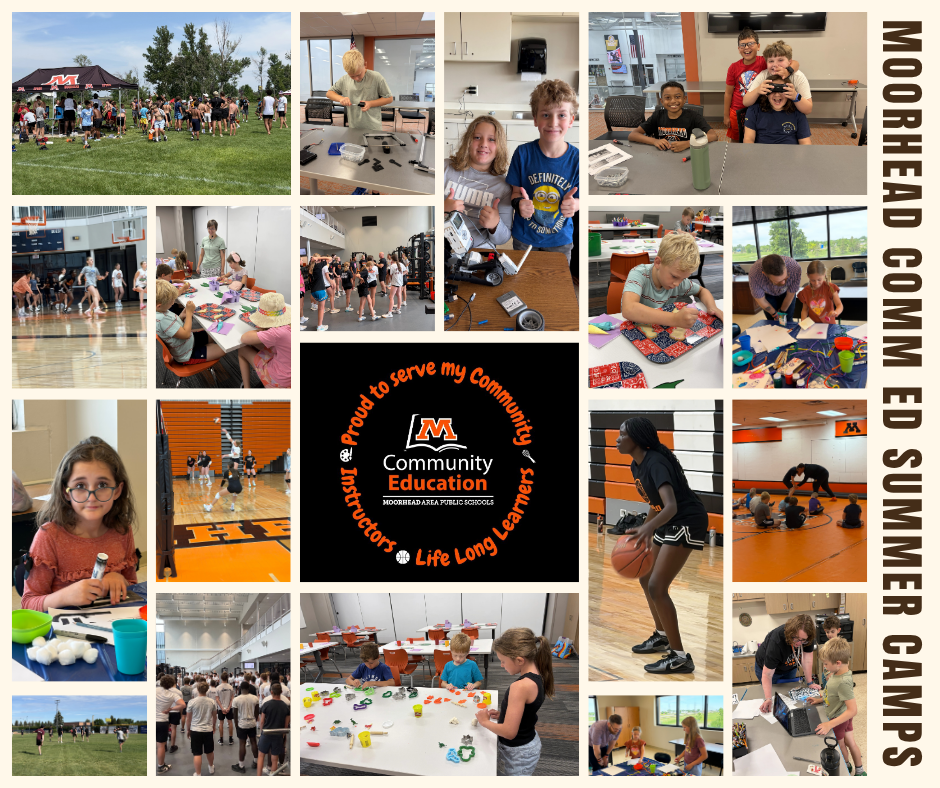 Moorhead Comm Ed summer camps
