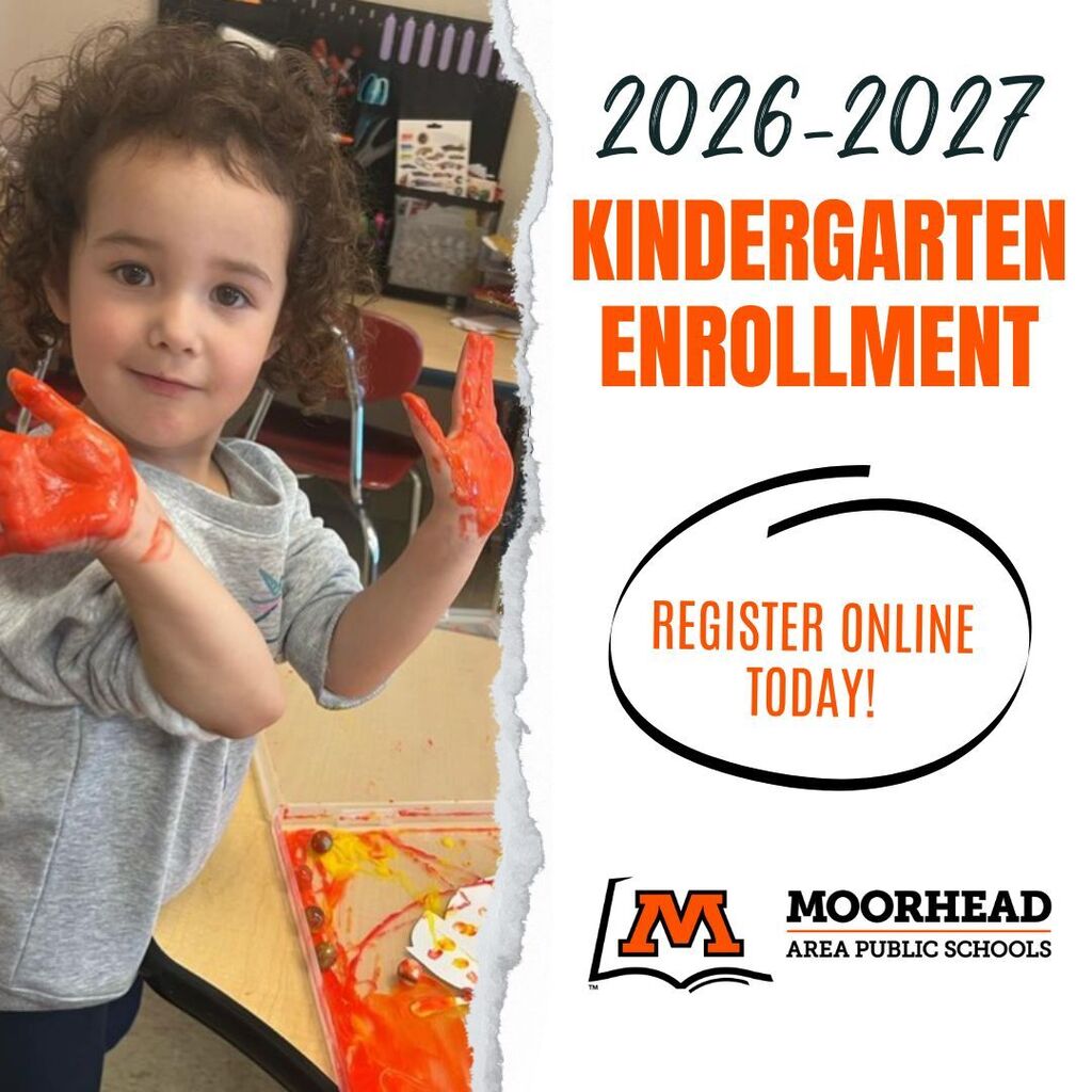 2026-2027 Kindergarten Enrollment. Register Online Today! Moorhead Area Public Schools