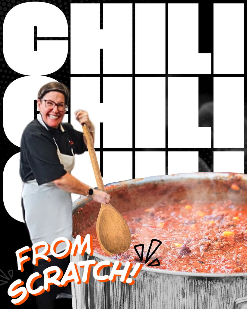 Chili from Scratch for Lunch