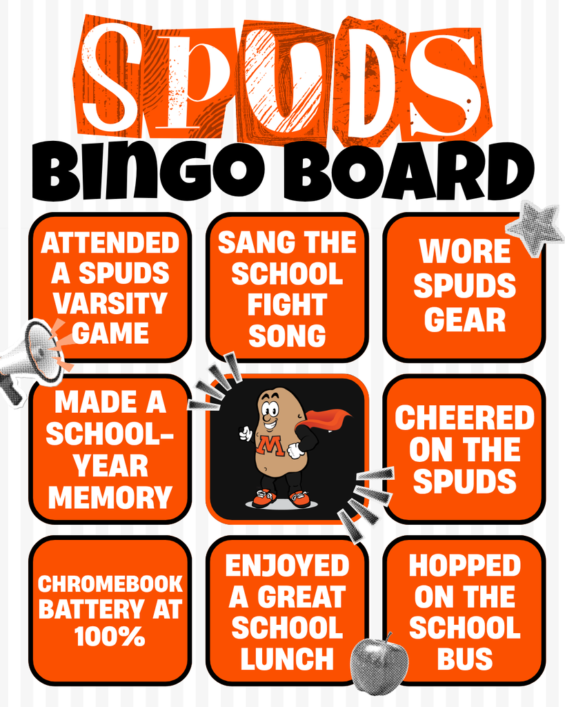SPUDS Bingo Board