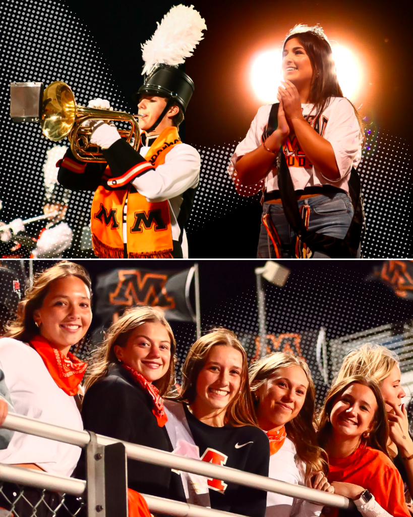 Homecoming Queen, Marching Band and fans