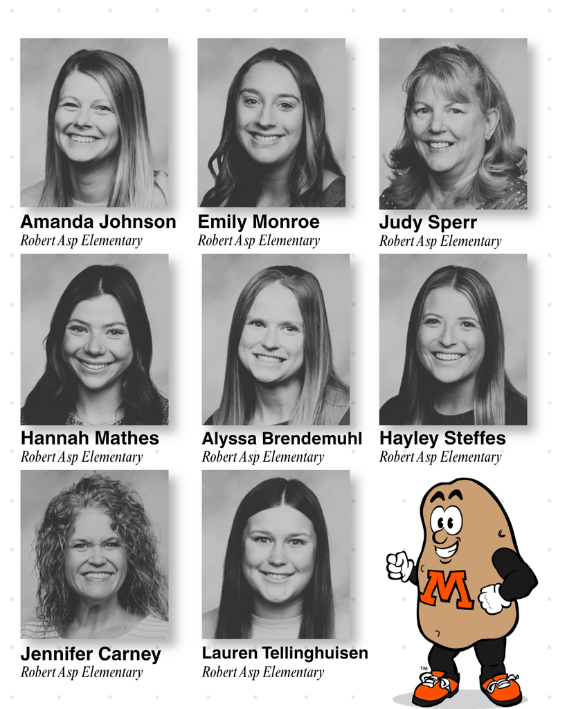Amanda Johnson, Emily Monroe, Jody Sperr, Hannah Mathes, Alyssa Brendemuhl, Hayley Steffes, Jennifer Carney, Lauren Tellinghuisen