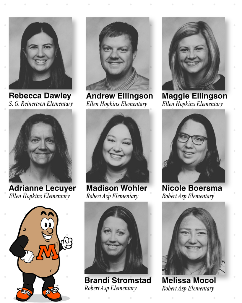 Rebecca Dawley, Andrew Ellingson, Maggie Ellingson, Adrianne Lecuyer, Madison Wohler, Nicole Boersma, Brandi Stromstad, Melissa Mocol