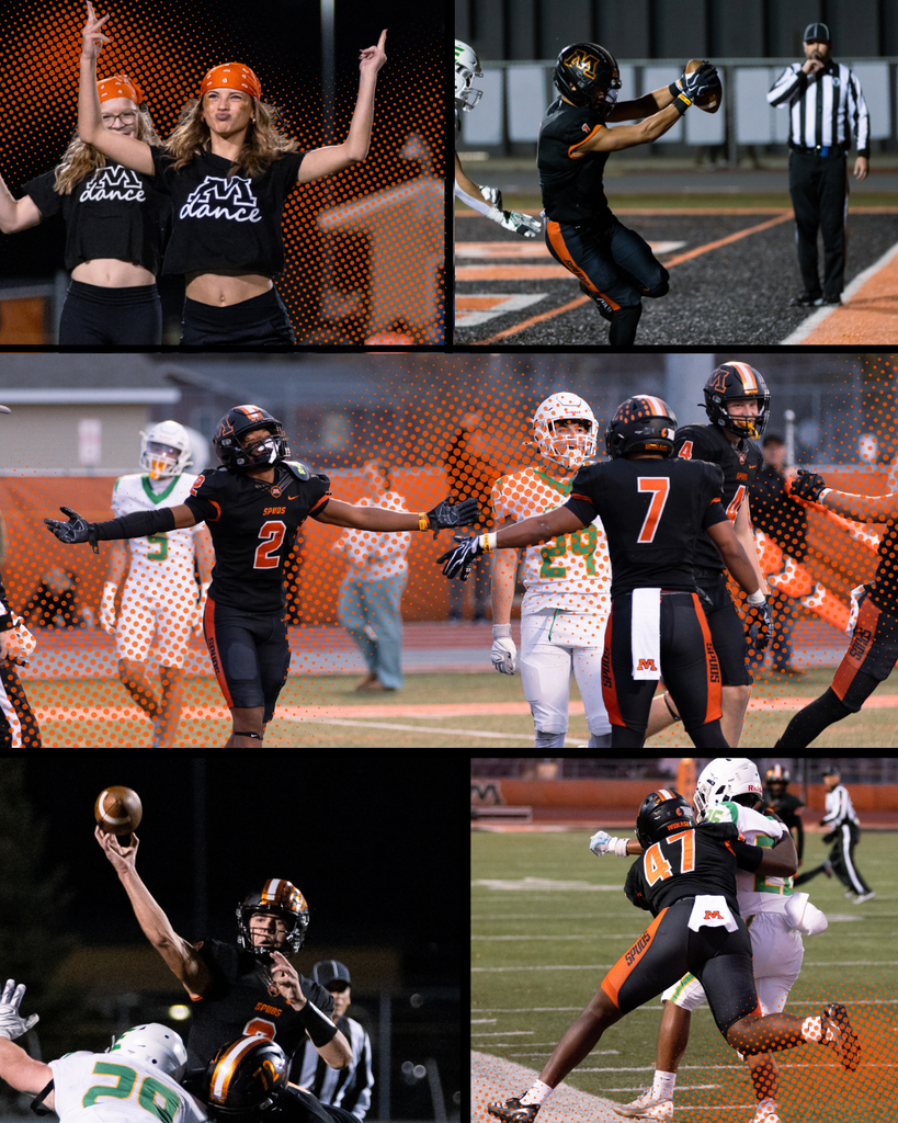 High School Varsity Football photos of Jett Feeney throwing the football. Number 47 making a tackle and a few photos of celebration. Dance team photo of girl with fun attitude during halftime performance.
